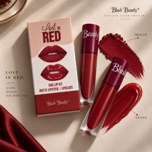 Blush Beauty Lost in Red Duo Lip Kit