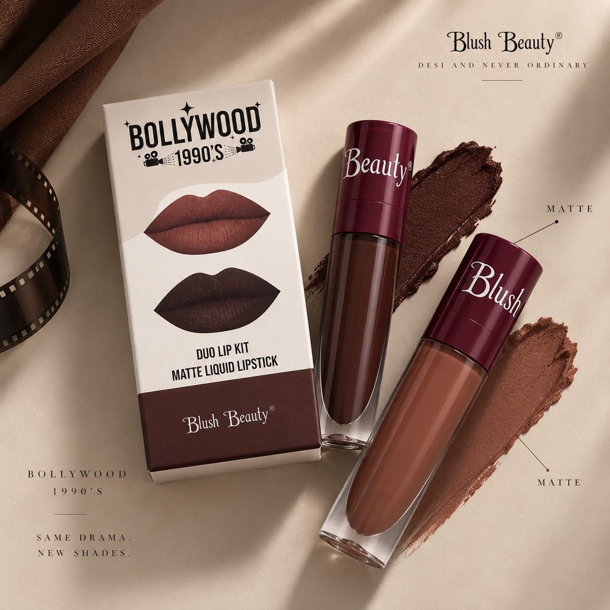 Blush Beauty Bollywood 1990’s Duo Lip Kit