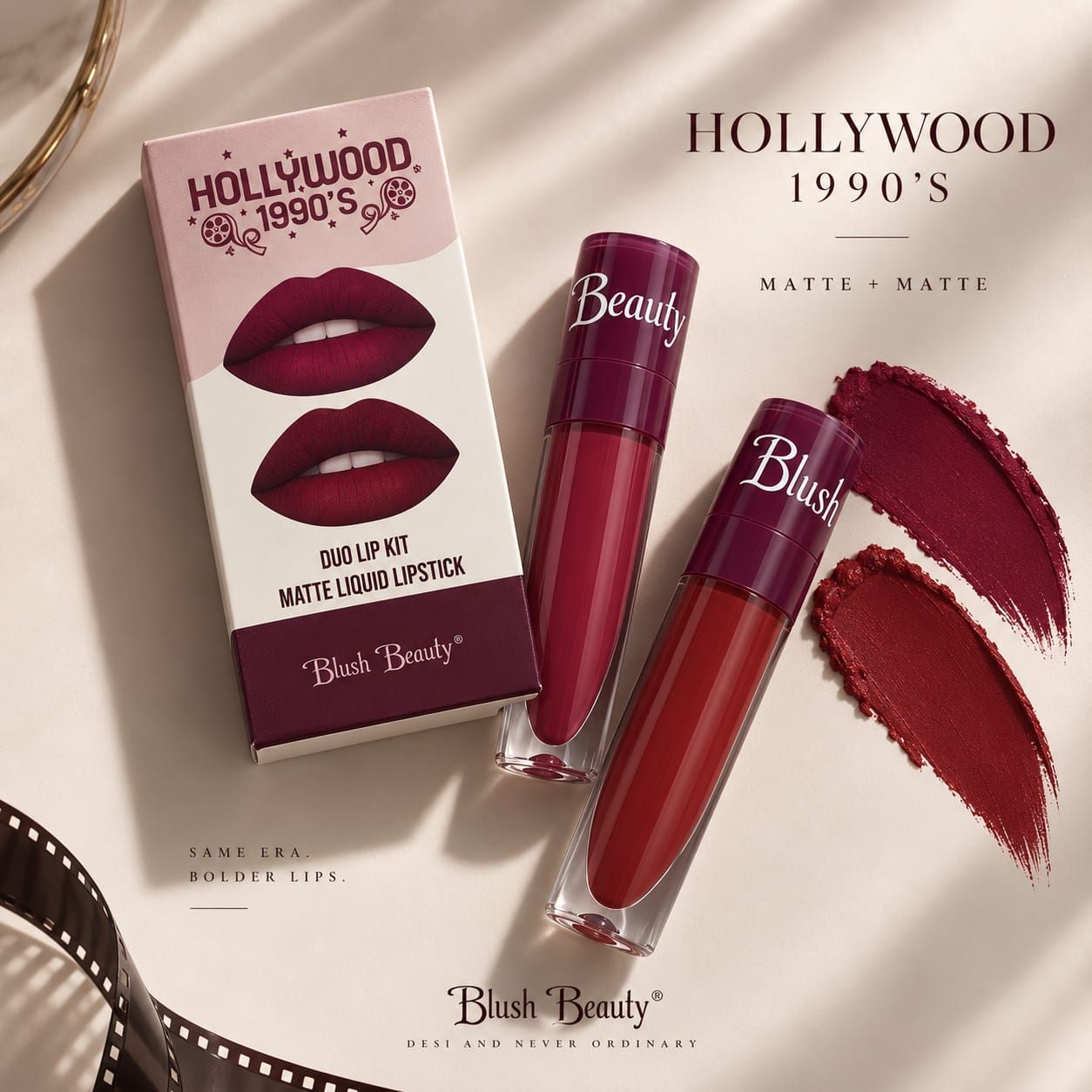 Blush Beauty Hollywood 1990s Duo Lip Kit