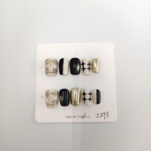 Black Mama Luxury Handmade Press-On Nails (10 pcs)