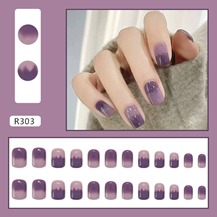 SOFT AMETHYST 24pcs regular press on nails R303