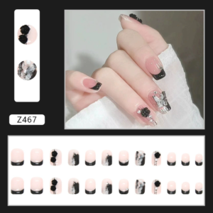 Panda Luxe 24pcs regular press on nails Z467