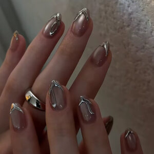 Platinum Shine 24pcs regular press on nails W1981