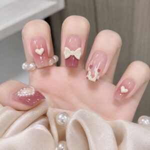 Vintage Mauve 24pcs regular press on nails