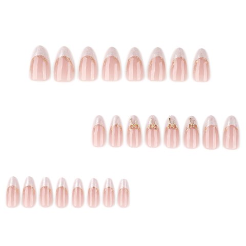 Glided Glow 24pcs regular press on nails - Image 3