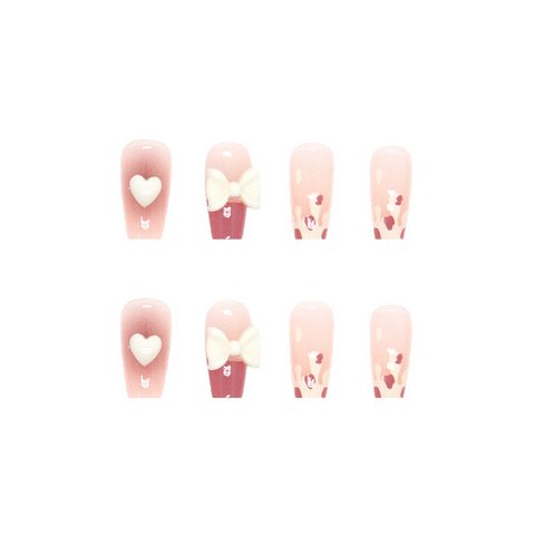 Vintage Mauve 24pcs regular press on nails - Image 2